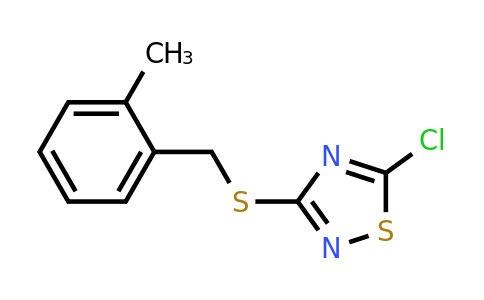 1326814-53-2 | 5-Chloro-3-{[(2-methylphenyl)methyl]sulfanyl}-1,2,4-thiadiazole