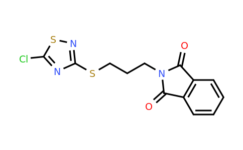1326815-16-0 | 2-{3-[(5-Chloro-1,2,4-thiadiazol-3-yl)sulfanyl]propyl}-2,3-dihydro-1h-isoindole-1,3-dione