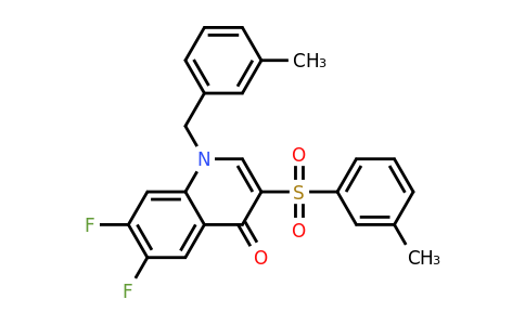 1326823-02-2 | 6,7-Difluoro-1-(3-methylbenzyl)-3-(m-tolylsulfonyl)quinolin-4(1H)-one