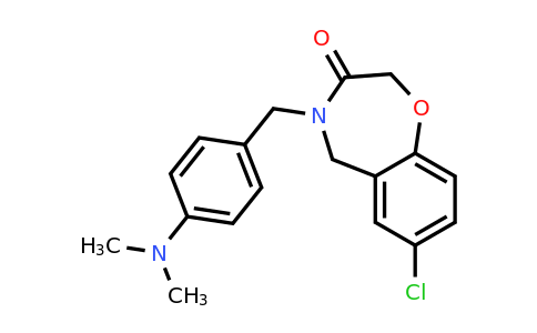 1326826-36-1 | 7-Chloro-4-(4-(dimethylamino)benzyl)-4,5-dihydrobenzo[f][1,4]oxazepin-3(2H)-one