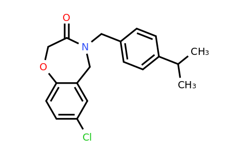 1326844-35-2 | 7-Chloro-4-(4-isopropylbenzyl)-4,5-dihydrobenzo[f][1,4]oxazepin-3(2H)-one
