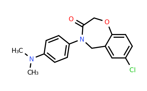 1326844-94-3 | 7-Chloro-4-(4-(dimethylamino)phenyl)-4,5-dihydrobenzo[f][1,4]oxazepin-3(2H)-one