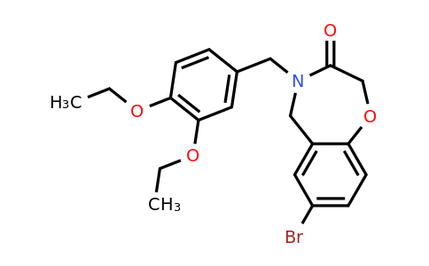 1326864-81-6 | 7-Bromo-4-(3,4-diethoxybenzyl)-4,5-dihydrobenzo[f][1,4]oxazepin-3(2H)-one