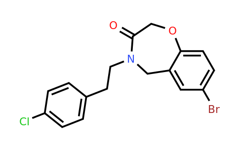 1326872-22-3 | 7-Bromo-4-(4-chlorophenethyl)-4,5-dihydrobenzo[f][1,4]oxazepin-3(2H)-one