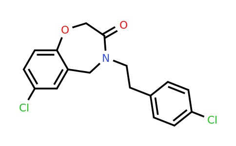 1326874-65-0 | 7-Chloro-4-(4-chlorophenethyl)-4,5-dihydrobenzo[f][1,4]oxazepin-3(2H)-one