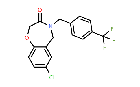 1326883-03-7 | 7-Chloro-4-(4-(trifluoromethyl)benzyl)-4,5-dihydrobenzo[f][1,4]oxazepin-3(2H)-one