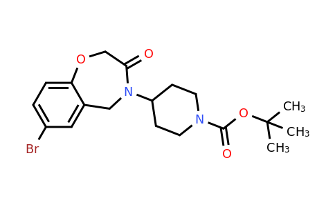 1326889-35-3 | Tert-butyl 4-(7-bromo-3-oxo-2,3-dihydrobenzo[f][1,4]oxazepin-4(5H)-yl)piperidine-1-carboxylate