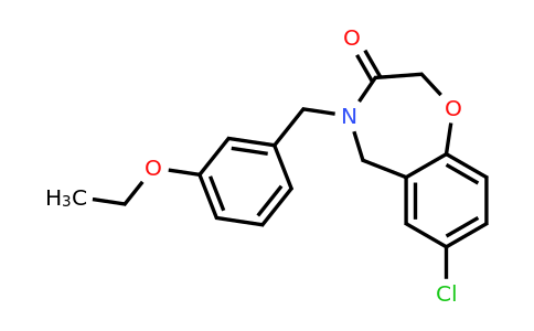 1326893-85-9 | 7-Chloro-4-(3-ethoxybenzyl)-4,5-dihydrobenzo[f][1,4]oxazepin-3(2H)-one