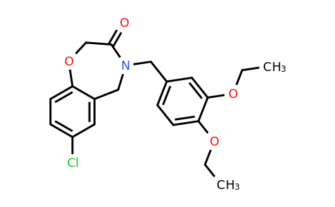 1326937-73-8 | 7-Chloro-4-(3,4-diethoxybenzyl)-4,5-dihydrobenzo[f][1,4]oxazepin-3(2H)-one
