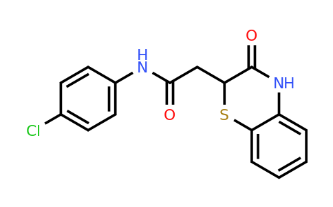 132858-26-5 | N-(4-chlorophenyl)-2-(3-oxo-3,4-dihydro-2H-benzo[b][1,4]thiazin-2-yl)acetamide