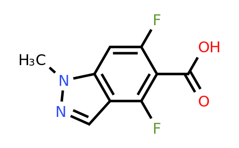 1329166-90-6 | 4,6-Difluoro-1-methyl-1H-indazole-5-carboxylic acid