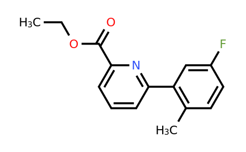 Ethyl 6-(5-fluoro-2-methylphenyl)picolinate