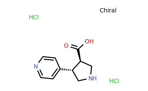 1330750-47-4 | Rac-(3r,4s)-4-(pyridin-4-yl)pyrrolidine-3-carboxylic acid dihydrochloride, trans