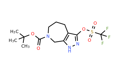 1330765-12-2 | tert-Butyl 3-(((trifluoromethyl)sulfonyl)oxy)-4,5,6,8-tetrahydropyrazolo[3,4-c]azepine-7(1H)-carboxylate