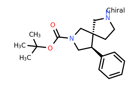 tert-Butyl (4R,5S)-4-phenyl-2,7-diazaspiro[4.4]nonane-2-carboxylate
