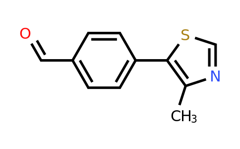 1330767-26-4 | 4-(4-Methylthiazol-5-yl)benzaldehyde