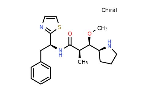 133120-91-9 | (αR,βR,2S)-β-Methoxy-α-methyl-N-[(1S)-2-phenyl-1-(2-thiazolyl)ethyl]-2-pyrrolidinepropanamide