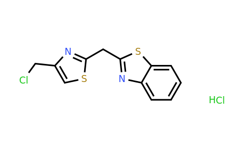 1331303-47-9 | 2-((4-(Chloromethyl)thiazol-2-yl)methyl)benzo[d]thiazole hydrochloride
