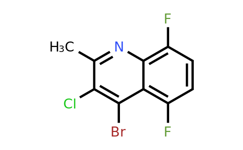 1333252-68-8 | 4-Bromo-3-chloro-5,8-difluoro-2-methylquinoline
