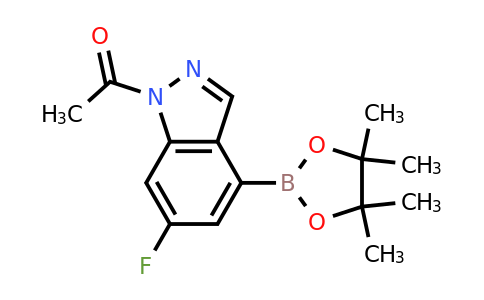 1333319-78-0 | 1-[6-Fluoro-4-(4,4,5,5-tetramethyl-1,3,2-dioxaborolan-2-yl)-1H-indazol-1-yl]ethan-1-one