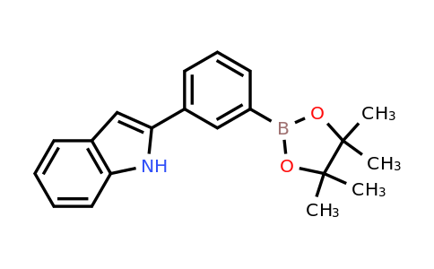 2-[3-(Tetramethyl-1,3,2-dioxaborolan-2-yl)phenyl]-1H-indole