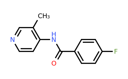4-Fluoro-N-(3-methylpyridin-4-yl)benzamide