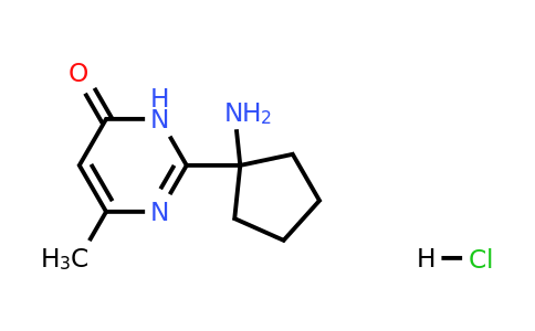 1333748-06-3 | 2-(1-Aminocyclopentyl)-6-methylpyrimidin-4(3h)-one hydrochloride