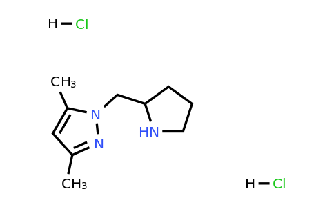 3,5-Dimethyl-1-(pyrrolidin-2-ylmethyl)-1h-pyrazole dihydrochloride