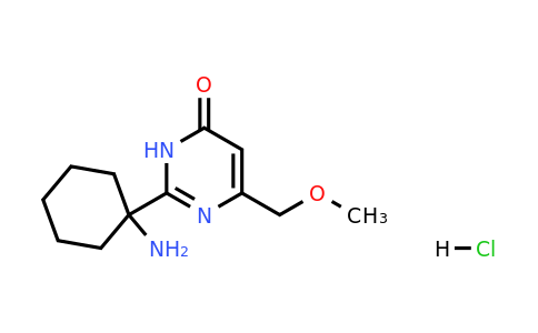 1333801-90-3 | 2-(1-Aminocyclohexyl)-6-(methoxymethyl)pyrimidin-4(3h)-one hydrochloride