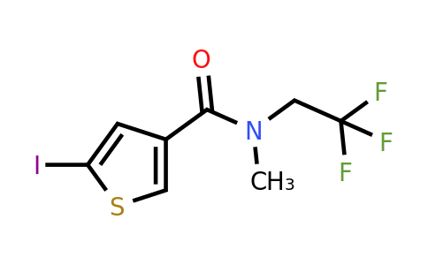 1333843-04-1 | 5-Iodo-N-methyl-N-(2,2,2-trifluoroethyl)thiophene-3-carboxamide