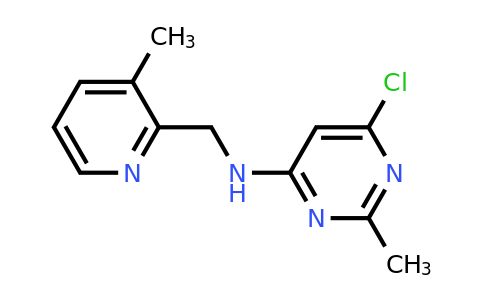 6-Chloro-2-methyl-N-((3-methylpyridin-2-yl)methyl)pyrimidin-4-amine
