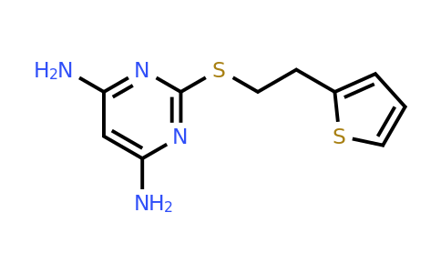 1333913-43-1 | 2-((2-(Thiophen-2-yl)ethyl)thio)pyrimidine-4,6-diamine