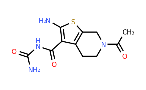 1333960-39-6 | 6-Acetyl-2-amino-N-(aminocarbonyl)-4,5,6,7-tetrahydrothieno[2,3-c]pyridine-3-carboxamide