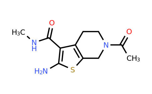 1333960-87-4 | 6-Acetyl-2-amino-N-methyl-4,5,6,7-tetrahydrothieno[2,3-c]pyridine-3-carboxamide