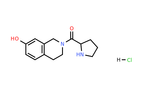 1334145-92-4 | 2-(Pyrrolidine-2-carbonyl)-1,2,3,4-tetrahydroisoquinolin-7-ol hydrochloride
