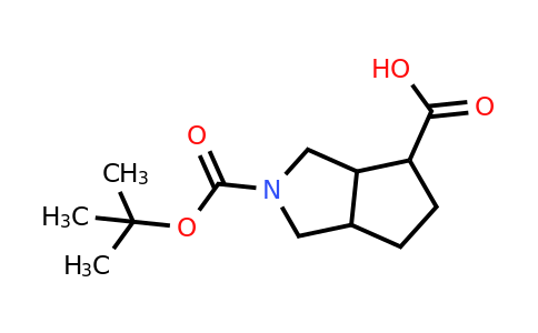2-tert-butoxycarbonyl-3,3a,4,5,6,6a-hexahydro-1H-cyclopenta[c]pyrrole-4-carboxylic acid