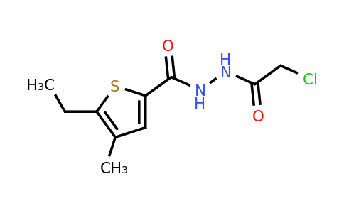 1334146-63-2 | n'-(2-Chloroacetyl)-5-ethyl-4-methylthiophene-2-carbohydrazide