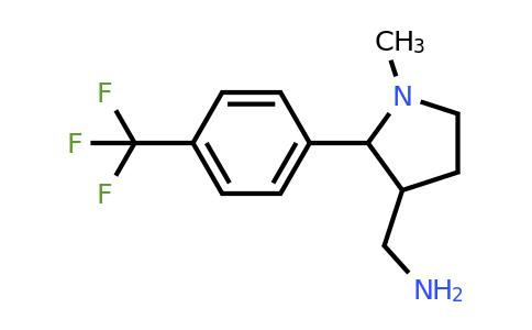 (1-Methyl-2-(4-(trifluoromethyl)phenyl)pyrrolidin-3-yl)methanamine