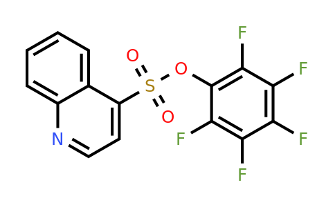 1334148-51-4 | Perfluorophenyl quinoline-4-sulfonate