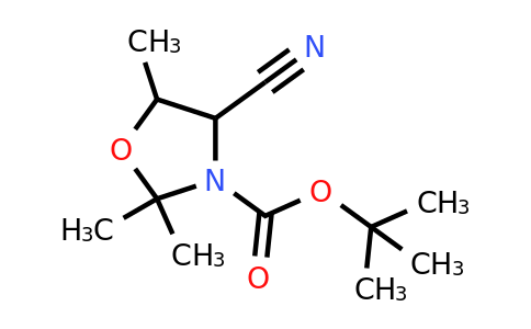 1334149-56-2 | tert-Butyl 4-cyano-2,2,5-trimethyl-1,3-oxazolidine-3-carboxylate