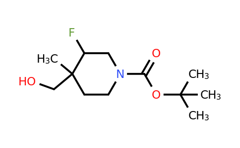 1334412-55-3 | tert-Butyl 3-Fluoro-4-(hydroxymethyl)-4-methylpiperidine-1-carboxylate