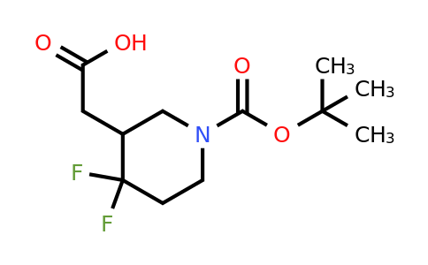 1334417-29-6 | 2-(1-(tert-Butoxycarbonyl)-4,4-difluoropiperidin-3-yl)acetic acid