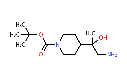 Tert-butyl 4-(1-amino-2-hydroxypropan-2-yl)piperidine-1-carboxylate