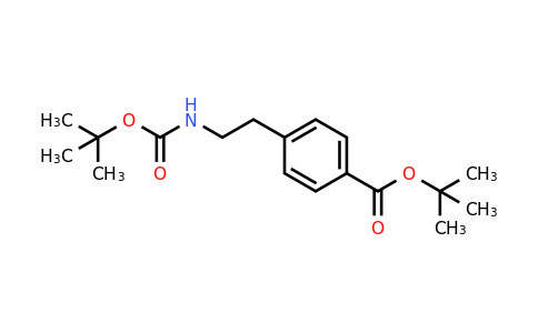 1334499-61-4 | tert-Butyl4-(2-((tert-Butoxycarbonyl)amino)ethyl)benzoate