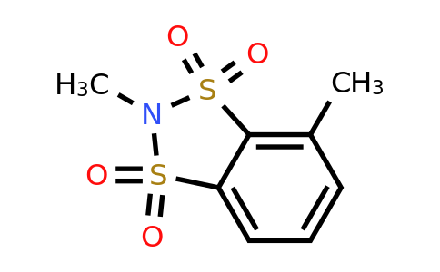 1334635-32-3 | 2,4-Dimethyl-2h-1λ6,3λ6,2-benzodithiazole-1,1,3,3-tetrone