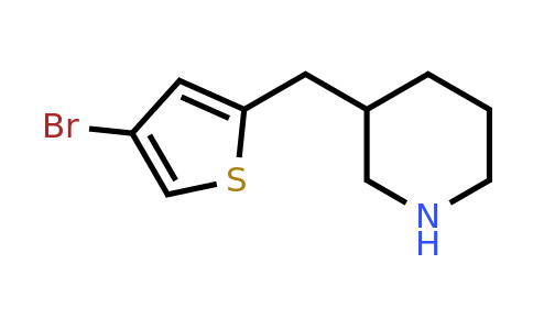 1337205-60-3 | 3-((4-Bromothiophen-2-yl)methyl)piperidine
