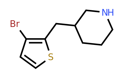 1337452-19-3 | 3-((3-Bromothiophen-2-yl)methyl)piperidine