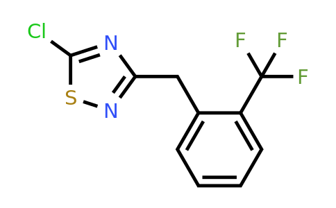 1338218-70-4 | 5-Chloro-3-(2-(trifluoromethyl)benzyl)-1,2,4-thiadiazole