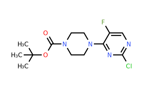 1338495-22-9 | tert-Butyl 4-(2-chloro-5-fluoropyrimidin-4-yl)piperazine-1-carboxylate
