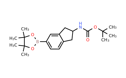 1338547-17-3 | Tert-butyl (5-(4,4,5,5-tetramethyl-1,3,2-dioxaborolan-2-yl)-2,3-dihydro-1H-inden-2-yl)carbamate